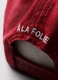 Awaited Militia Team Cap Vintage Red Awaited Militia Team Cap Vintage Red - Image 4 | Authenticated at Pieces Los Angeles