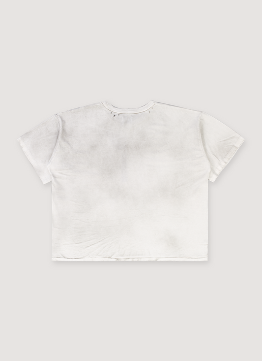 Awaited Militia Smiles Tee Dirty White