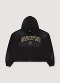 Awaited Militia Army Star Zip Up Sweatshirt Black Awaited Militia Army Star Zip Up Sweatshirt Black - Image 1 | Authenticated at Pieces Los Angeles