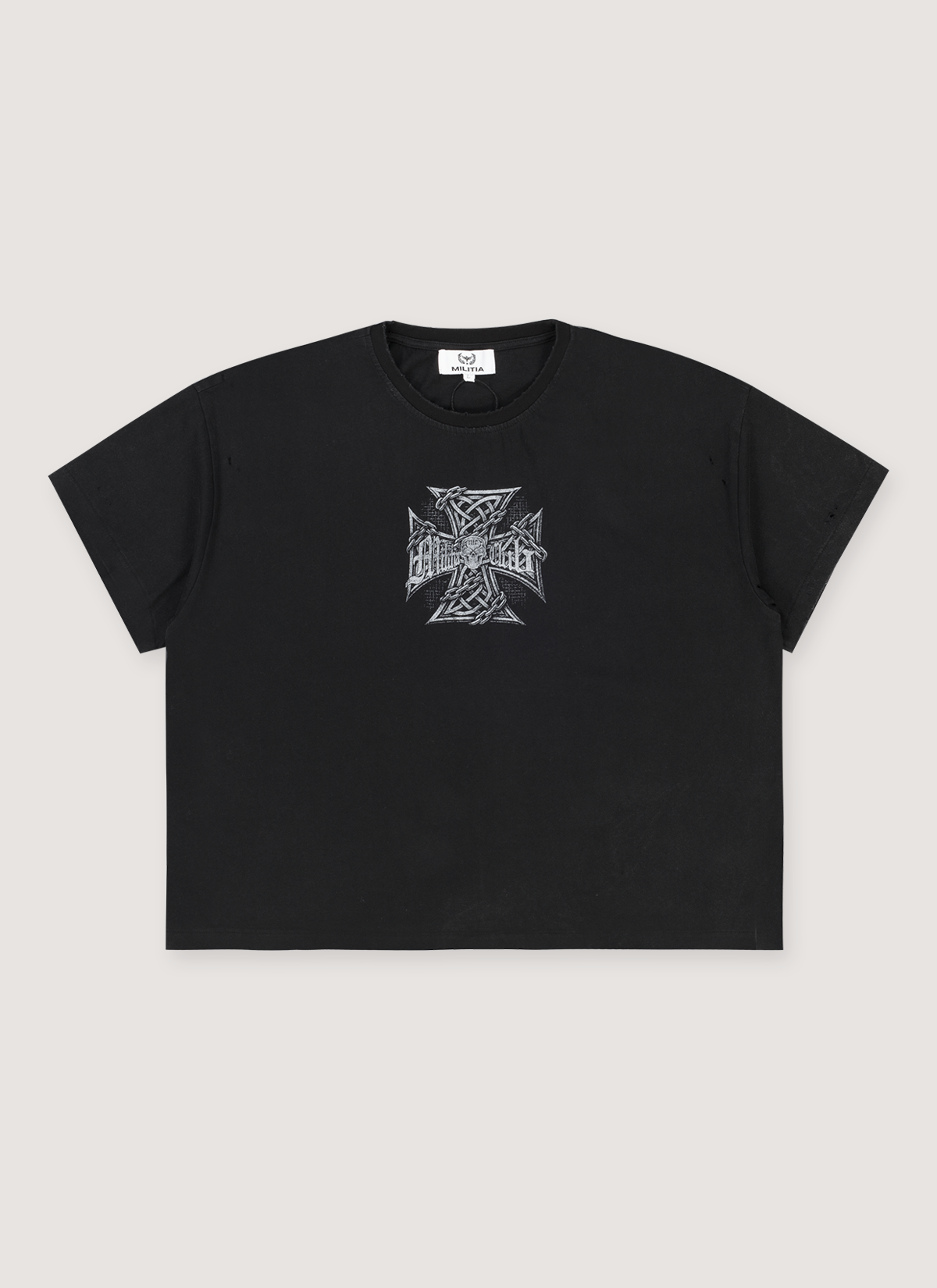 Awaited Militia Tee Vintage Black Awaited Militia Tee Vintage Black - Image 2 | Authenticated at Pieces Los Angeles