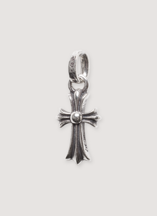 Chrome Hearts Baby Fat Cross Pendant Silver
