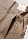 Pieces Back Pleated Trousers Dust Pieces Back Pleated Trousers Dust - Image 4 | Authenticated at Pieces Los Angeles