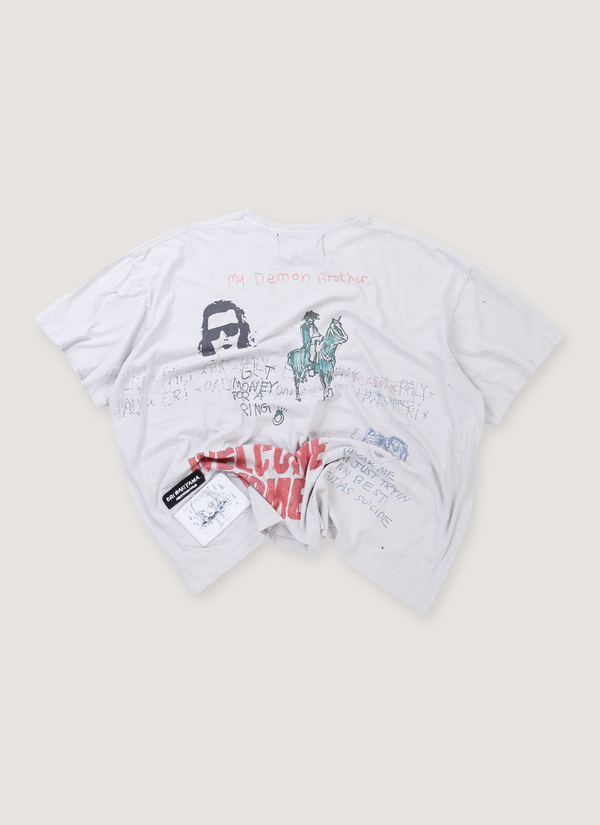 Paly Hollywood Eri Wakiyama Bad Luck Tee Ivory (Pre-Owned) alternate view - Shop at Pieces Los Angeles
