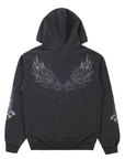 Basketcase Gallery Wings Sweatshirt Vintage Black