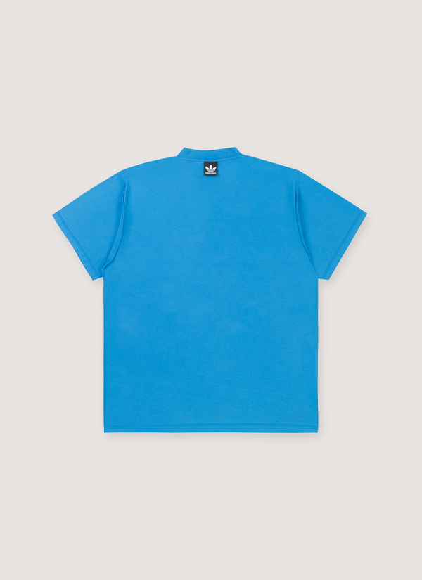 Balenciaga Adidas Oversized Logo Tee Blue alternate view - Shop at Pieces Los Angeles