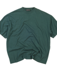 Balenciaga Oversized Maxi Back Logo Tee Pine Green (Pre-Owned)