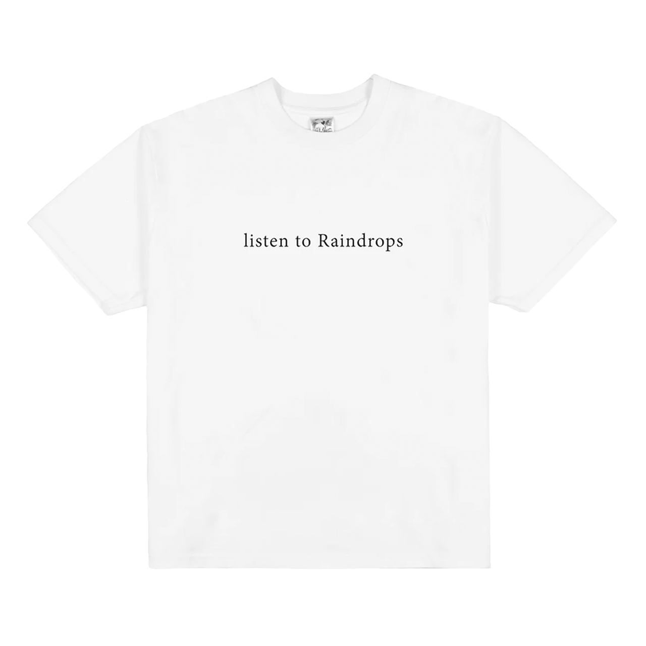 Basketcase Gallery Listen To Raindrops Tee White