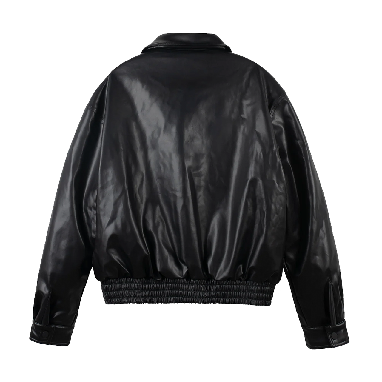 Basketcase Gallery Flight Leather Jacket Black