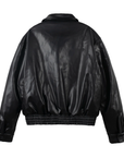 Basketcase Gallery Flight Leather Jacket Black