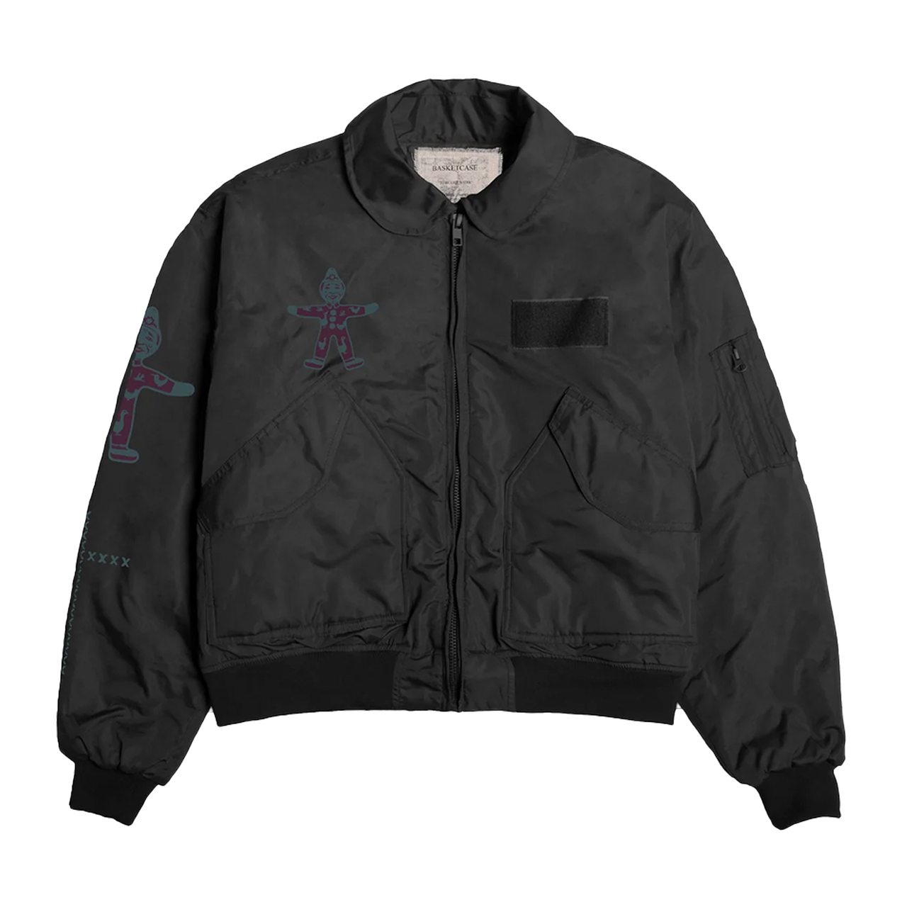 Basketcase Gallery Hunting Military Jacket Black