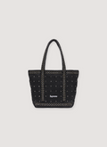 Supreme b.b. Simons Denim Tote Bag Black Supreme b.b. Simons Denim Tote Bag Black - Image 1 | Authenticated at Pieces Los Angeles