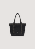 Supreme b.b. Simons Denim Tote Bag Black Supreme b.b. Simons Denim Tote Bag Black - Image 2 | Authenticated at Pieces Los Angeles