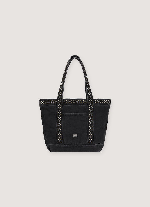 Supreme b.b. Simons Denim Tote Bag Black alternate view - Shop at Pieces Los Angeles