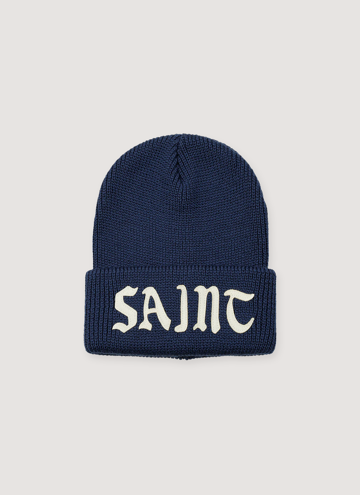 Saint Michael Knit Cap Beanie Navy