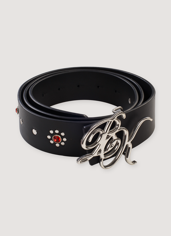 Boredom Kills BK Studded Belt Black BK Studded Belt Black - Authenticated Belt | Pieces Los Angeles
