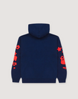 Sp5der Worldwide Beluga Sweatshirt Navy Red
