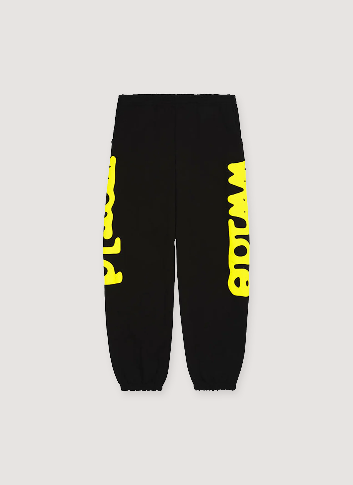 Sp5der Worldwide Beluga Sweatpants Black Yellow