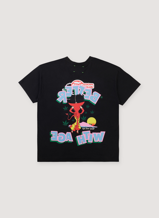 Better With Age Better Boop Tee Black
