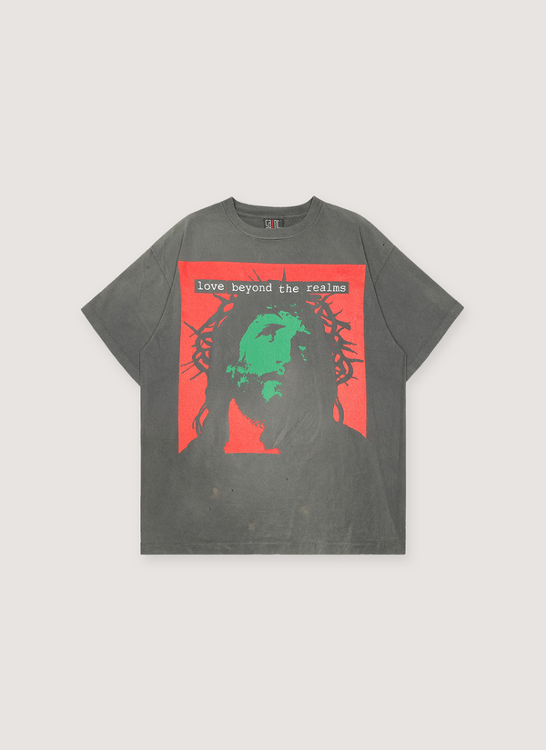 Saint Michael Kosuke Kawamura Love Beyond Tee Vintage Black Kosuke Kawamura Love Beyond Tee Vintage Black - Authenticated T-shirts | Pieces Los Angeles