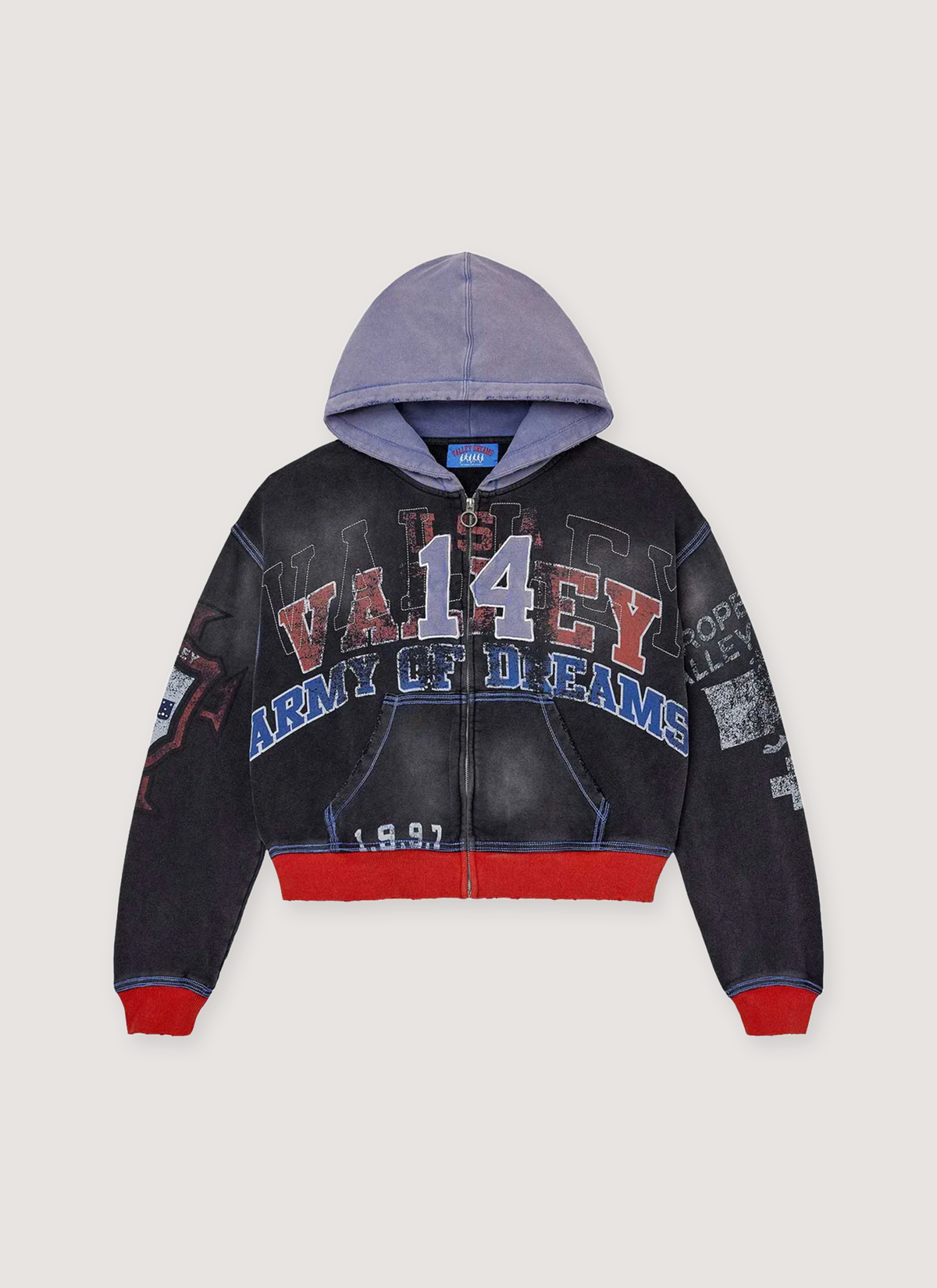 Big 14 Zip Up Sweatshirt Multicolor