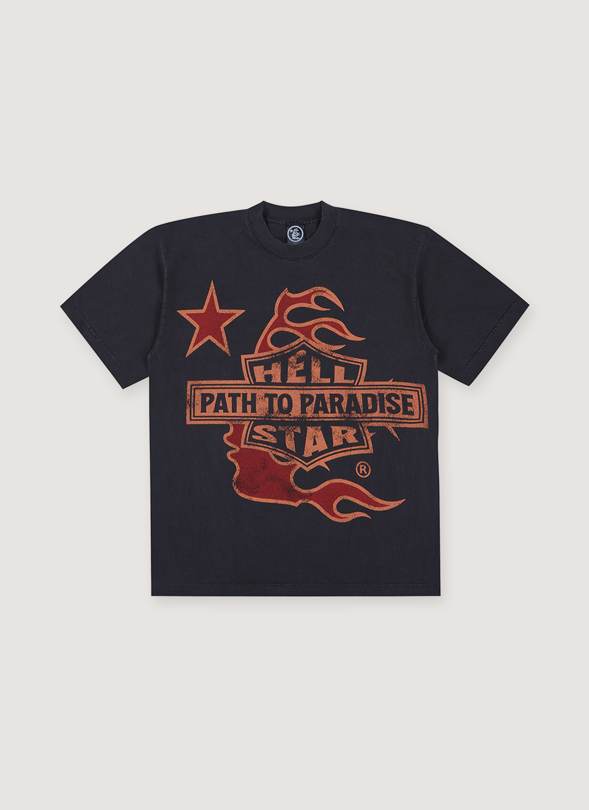 Hellstar Biker Tour Tee Vintage Black