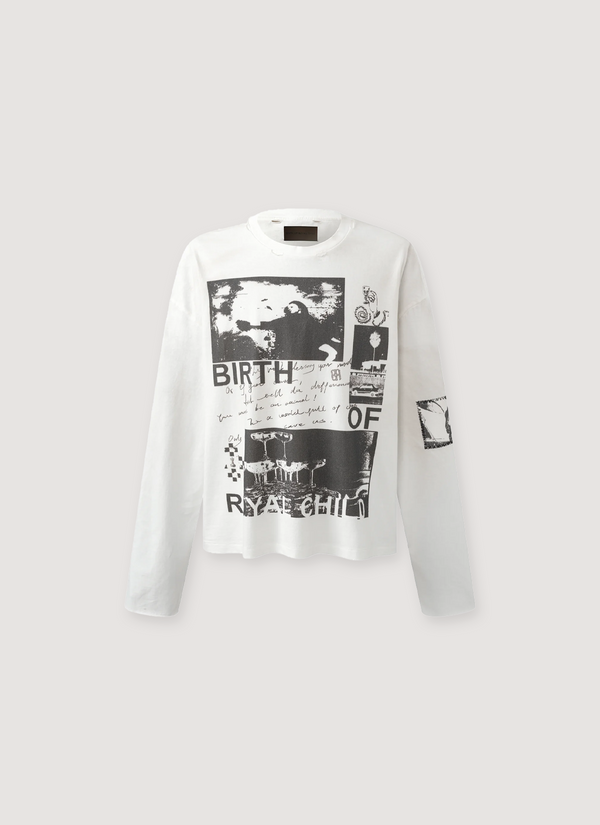 Birth of Royal Child 90s Hollywood Longsleeve alternate view - Shop at Pieces Los Angeles