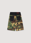Boredom Kills Double Waisted Camo Shorts Boredom Kills Double Waisted Camo Shorts - Image 2 | Authenticated at Pieces Los Angeles
