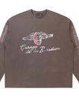 Boredom Kills Garage De La Boredom Longsleeve Vintage Grey