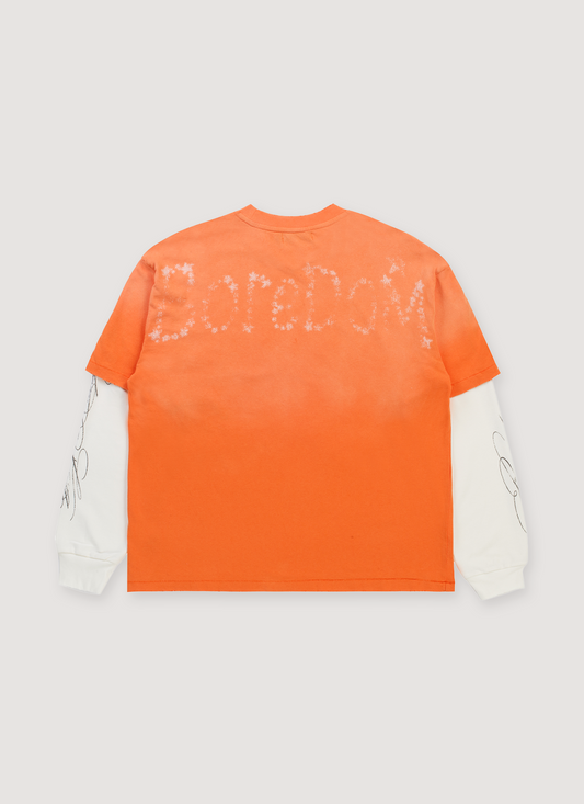 Boredom Kills Purpose Double Tee Orange