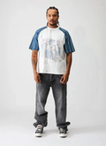 Boredom Kills Pledge Raglan Tee White Boredom Kills Pledge Raglan Tee White - Image 2 | Authenticated at Pieces Los Angeles