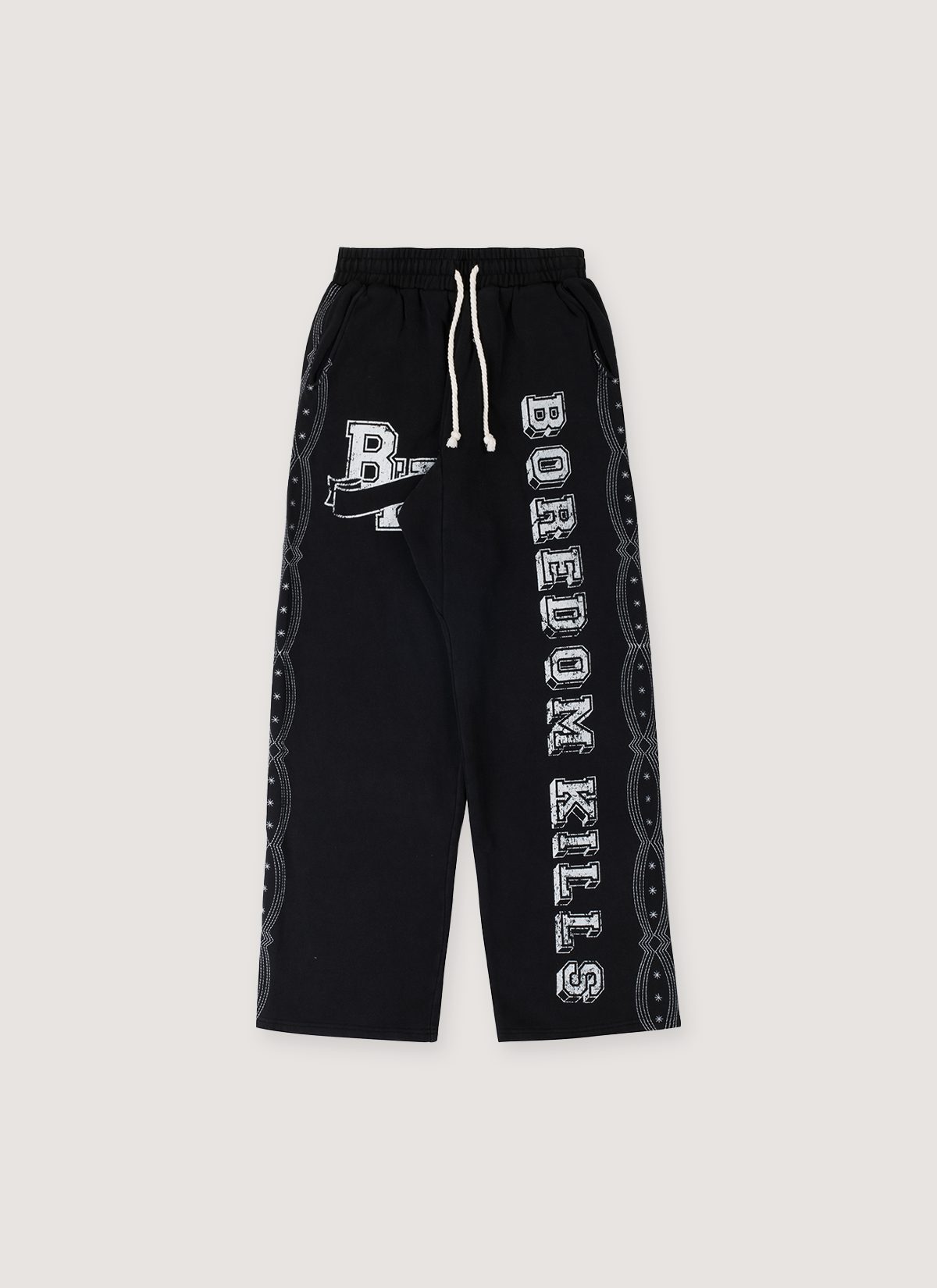 Boredom Kills Collegiate Sweatpants Black