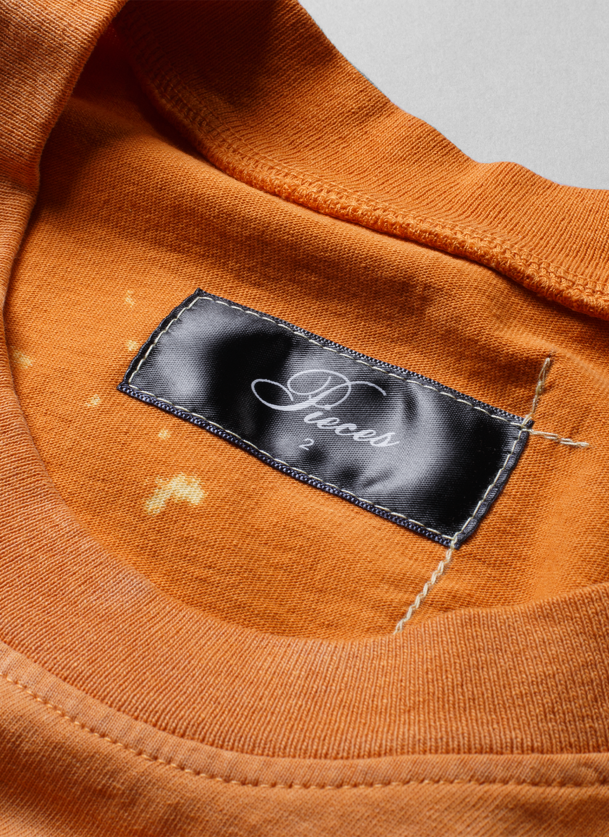 Pieces Burn Out Ribbed Sleeveless Shirt Washed Orange Pieces Burn Out Ribbed Sleeveless Shirt Washed Orange - Image 3 | Authenticated at Pieces Los Angeles