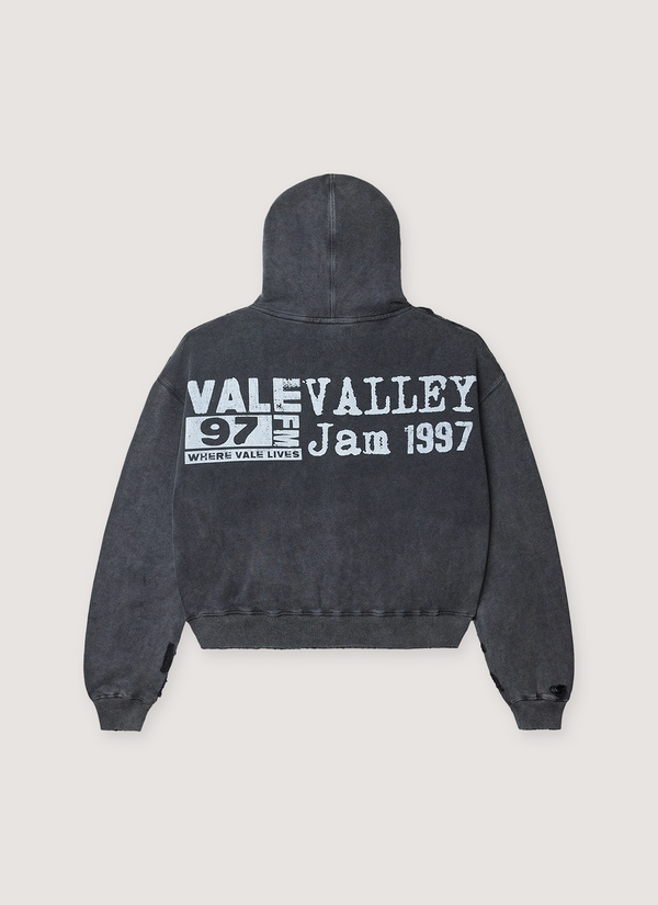 Vale Forever Bling Big Chain Sweatshirt Black alternate view - Shop at Pieces Los Angeles