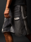 Pieces Harvey Split Carpenter Denim Shorts Pieces Harvey Split Carpenter Denim Shorts - Image 8 | Authenticated at Pieces Los Angeles