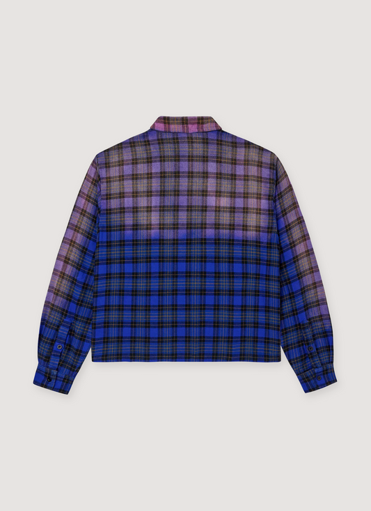Blue Inferno Flannel Blue