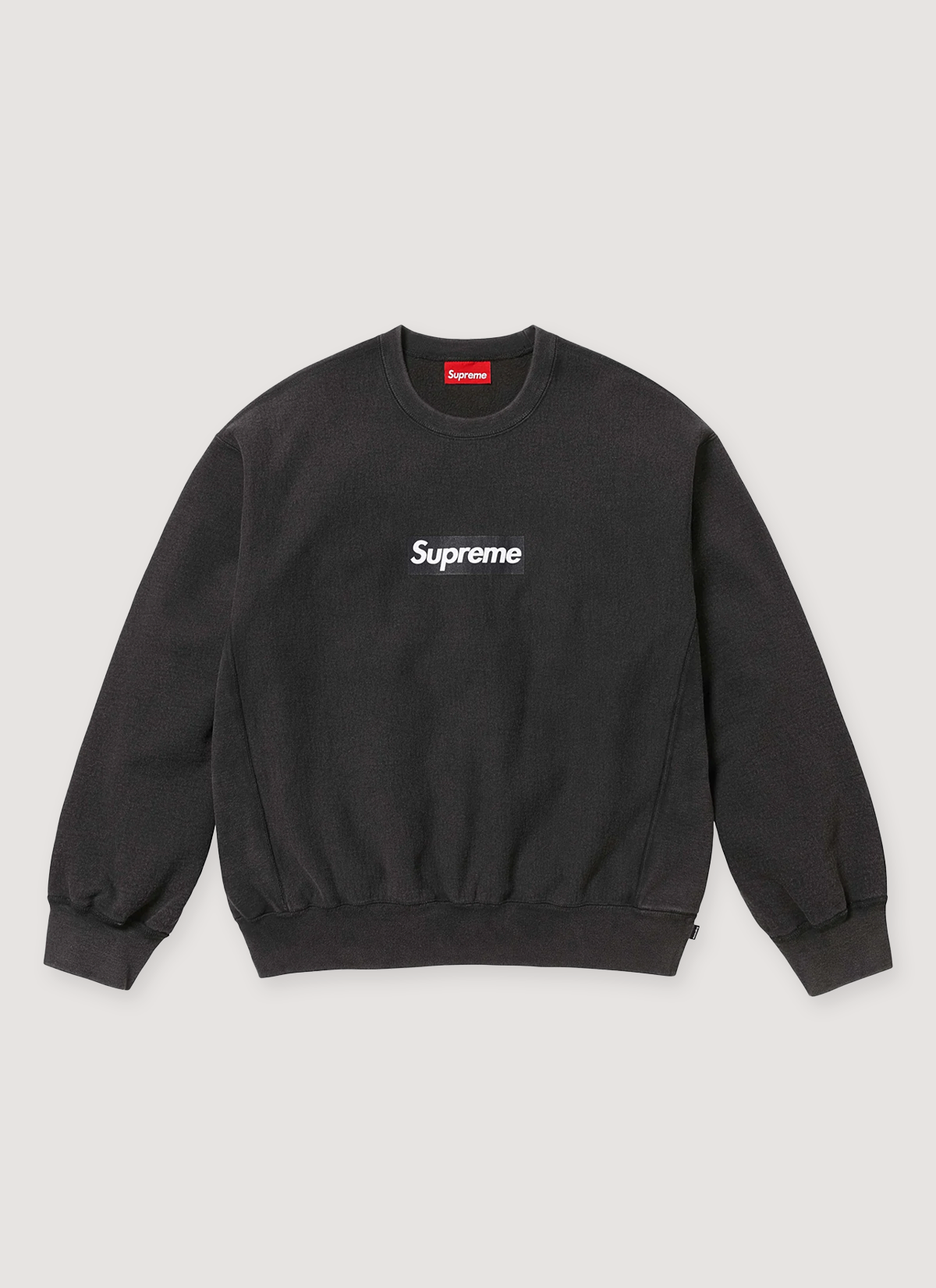 Supreme Washed Box Logo Crewneck Supreme Washed Box Logo Crewneck - Image 1 | Authenticated at Pieces Los Angeles