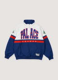 Palace Breakout Half Zip Bomber White Navy Palace Breakout Half Zip Bomber White Navy - Image 1 | Authenticated at Pieces Los Angeles