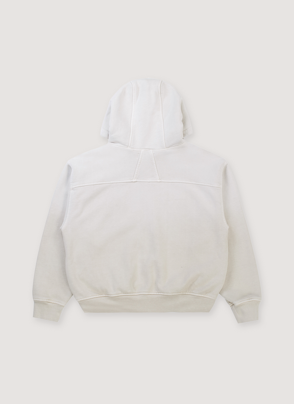 Pieces Basic Program Zip Up Sweatshirt Bone alternate view - Shop at Pieces Los Angeles