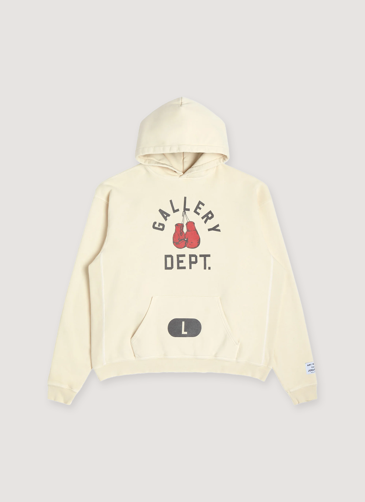 Gallery Dept. Boxing Merch Sweatshirt Cream Gallery Dept. Boxing Merch Sweatshirt Cream - Image 1 | Authenticated at Pieces Los Angeles
