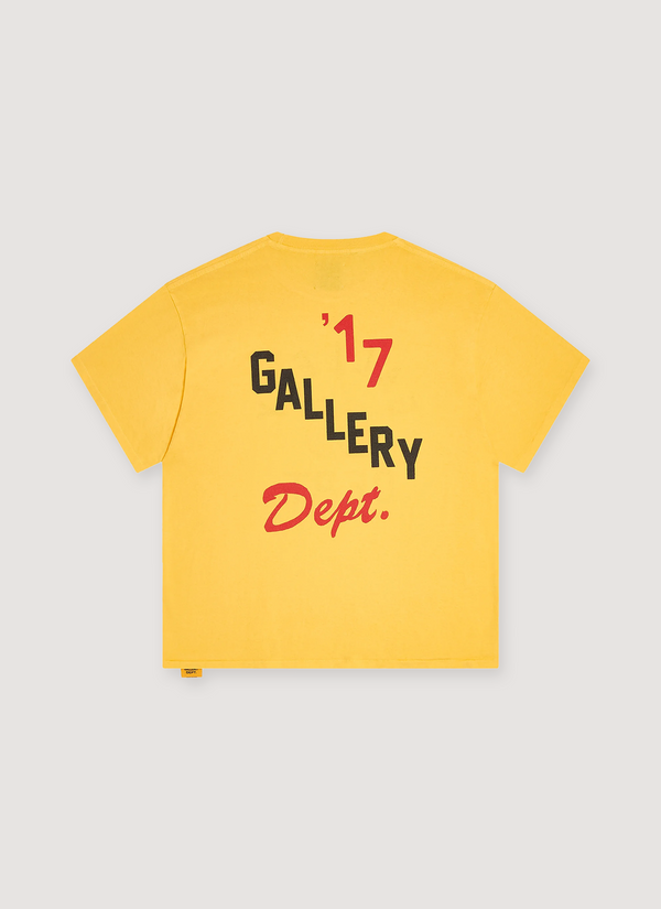 Gallery Dept. Boxing Merch Tee Gold alternate view - Shop at Pieces Los Angeles