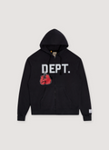 Gallery Dept. Boxing Merch Zip Up Sweatshirt Black Gallery Dept. Boxing Merch Zip Up Sweatshirt Black - Image 1 | Authenticated at Pieces Los Angeles