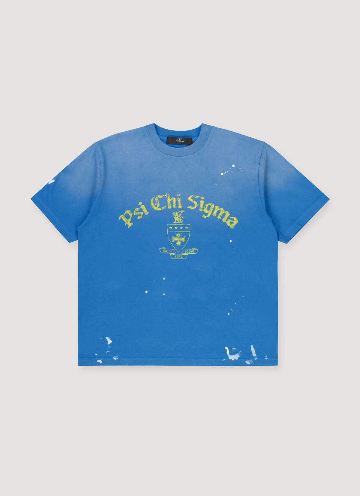 Pieces Brotherhood Tee Faded Blue