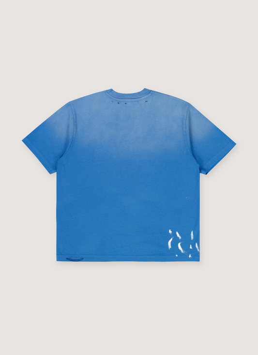 Pieces Brotherhood Tee Faded Blue