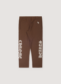 Chrome Hearts Script Embroidered Sweatpants Brown Chrome Hearts Script Embroidered Sweatpants Brown - Image 1 | Authenticated at Pieces Los Angeles