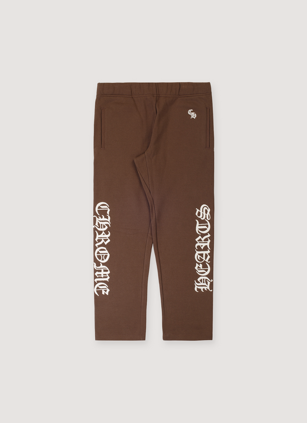 Chrome Hearts Script Embroidered Sweatpants Brown Script Embroidered Sweatpants Brown - Authenticated Sweatpants | Pieces Los Angeles