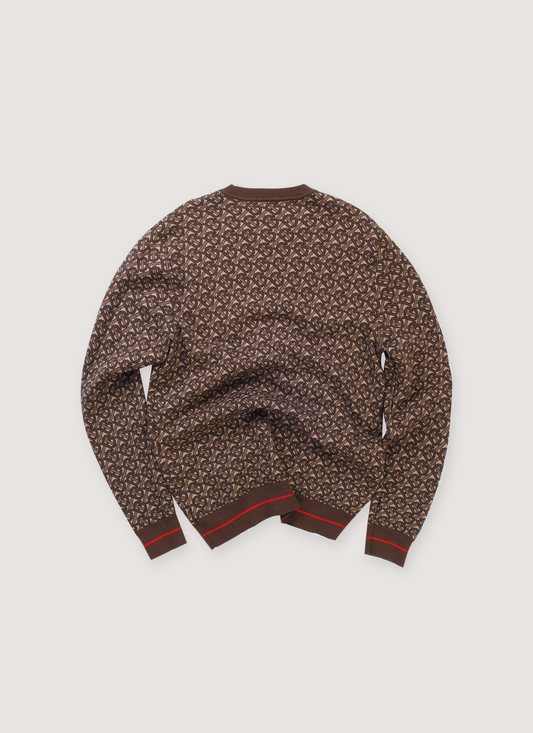 TB Monogram Sweater Brown (Pre-Owned)