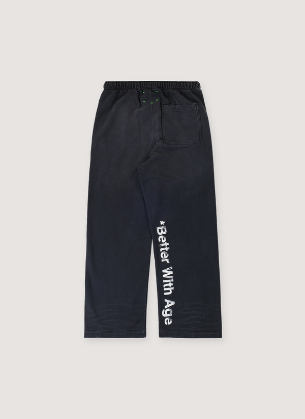 Better With Age Fuck You Sweatpants Black alternate view - Shop at Pieces Los Angeles