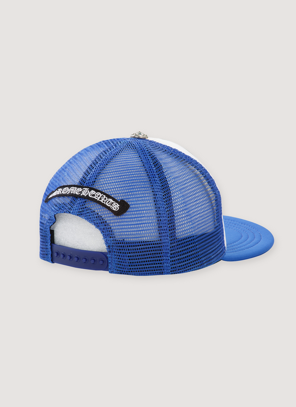Chrome Hearts Camo Cemetery Cross Trucker Hat Blue alternate view - Shop at Pieces Los Angeles