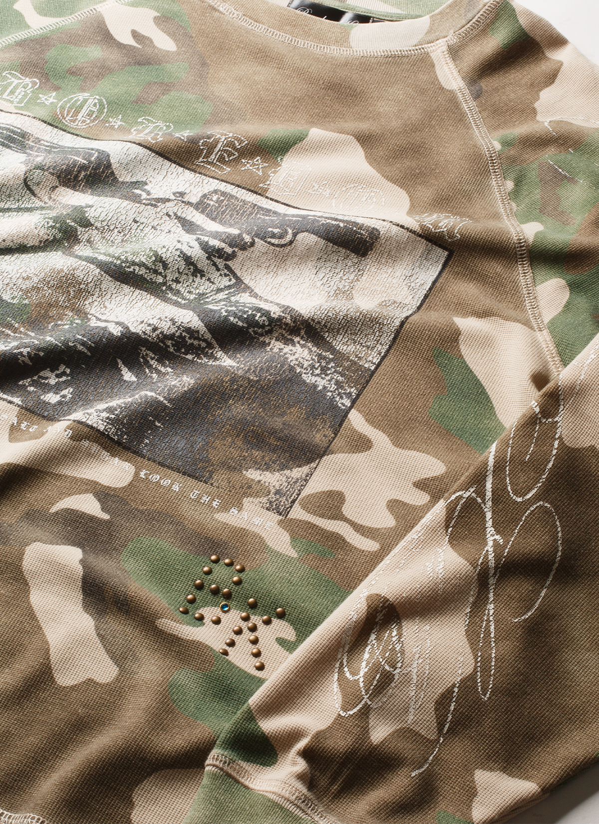 Boredom Kills Trust Longsleeve Camo Boredom Kills Trust Longsleeve Camo - Image 3 | Authenticated at Pieces Los Angeles