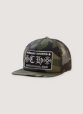 Chrome Hearts Hollywood Trucker Hat Camo Chrome Hearts Hollywood Trucker Hat Camo - Image 1 | Authenticated at Pieces Los Angeles